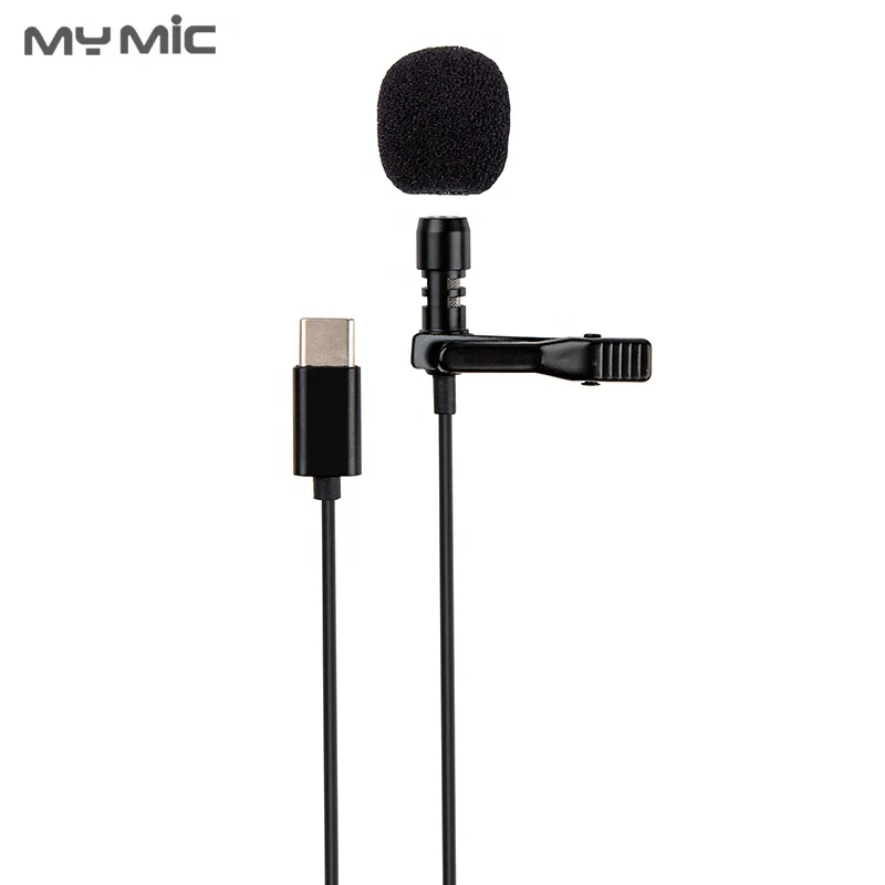 My Micl LJT01 Mini Hidden lapel mic Outdoor Used Interview recording Type C clip lavalier microphone for Teaching mobile phone (62455051740)