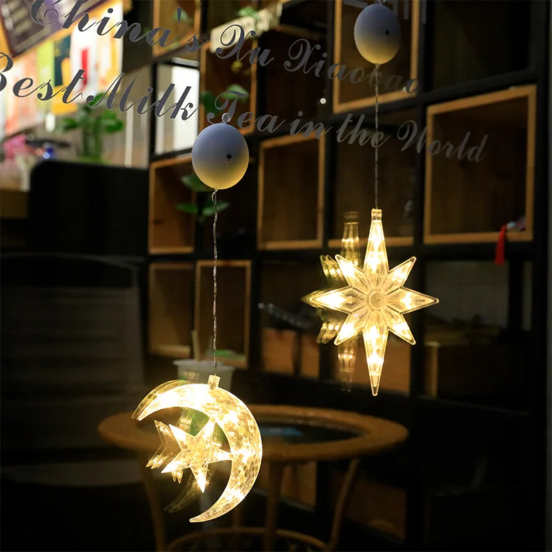 Window decoration light suction cup lights Christmas holiday decoration lights
