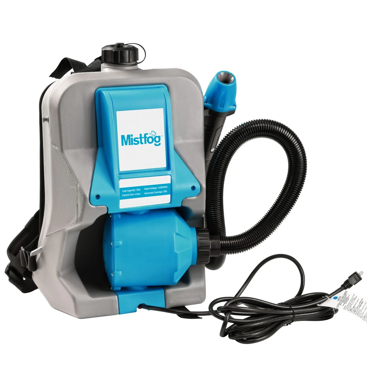 Mistfog 12L AC Electric backpack wire Fogger For Public