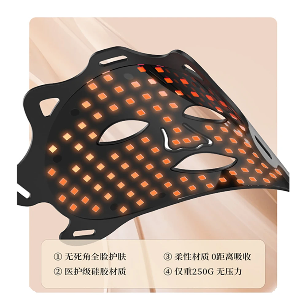 7 Colors LED Facial Mask Anti Acne Reduce Wrinkles Red Light Therapy Led Face Light Mask Face LED Mask Therapy Skin Rejuvenation