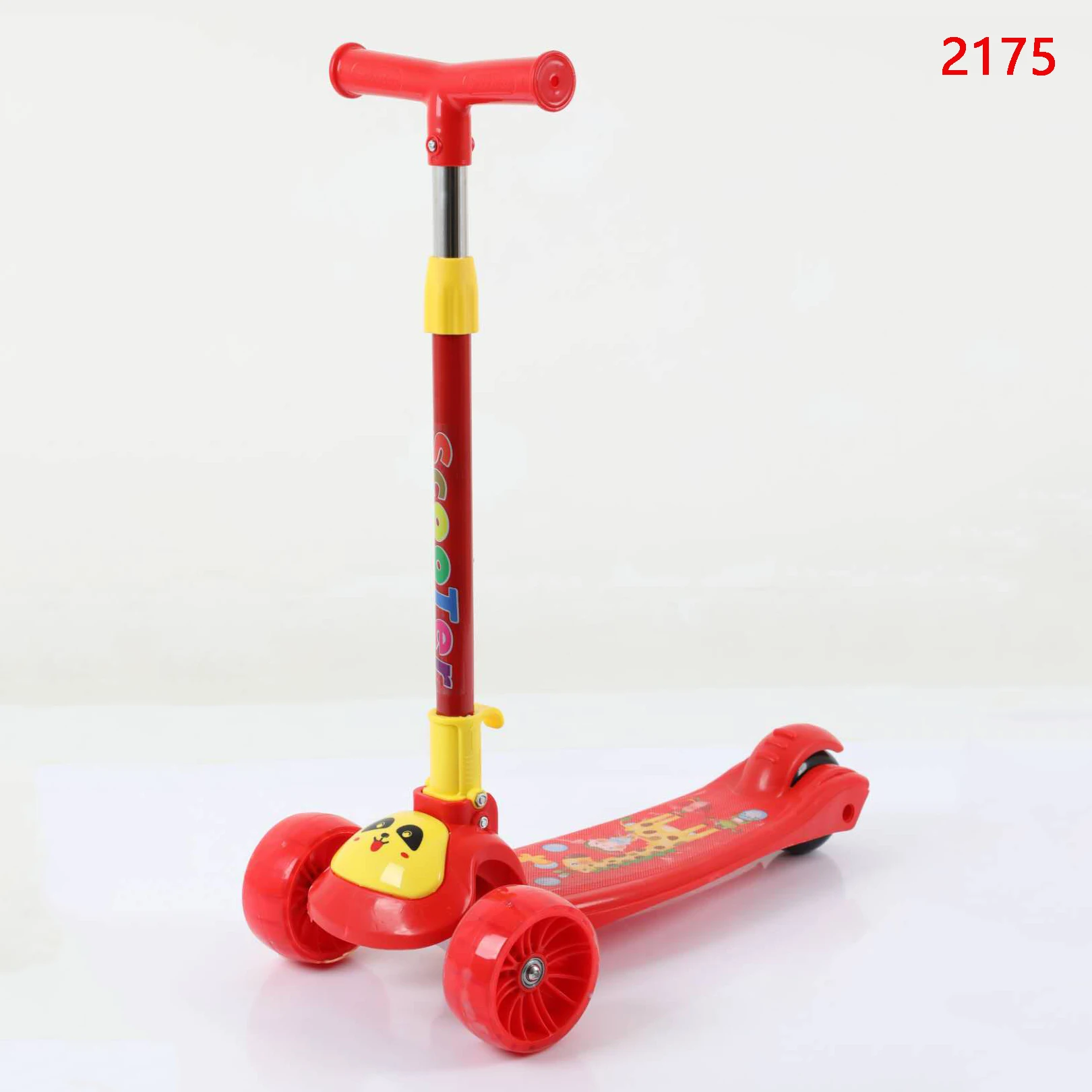 3 wheels kids flashing foot kids scooter