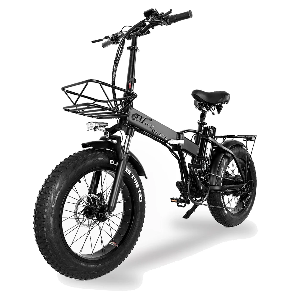 2021 EU UK USA warehouse 750w Free Tax Drop Shipping Fat Tire Foldable Electric Mountain Bike Electric Bike Electric Bicycle