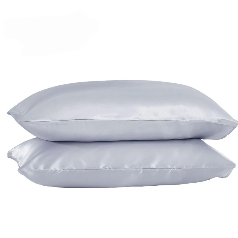 Silk-like Pillow Cover Silky Satin Hair Beauty  Comfortable Pillow case 100% Polyester Pillowcases