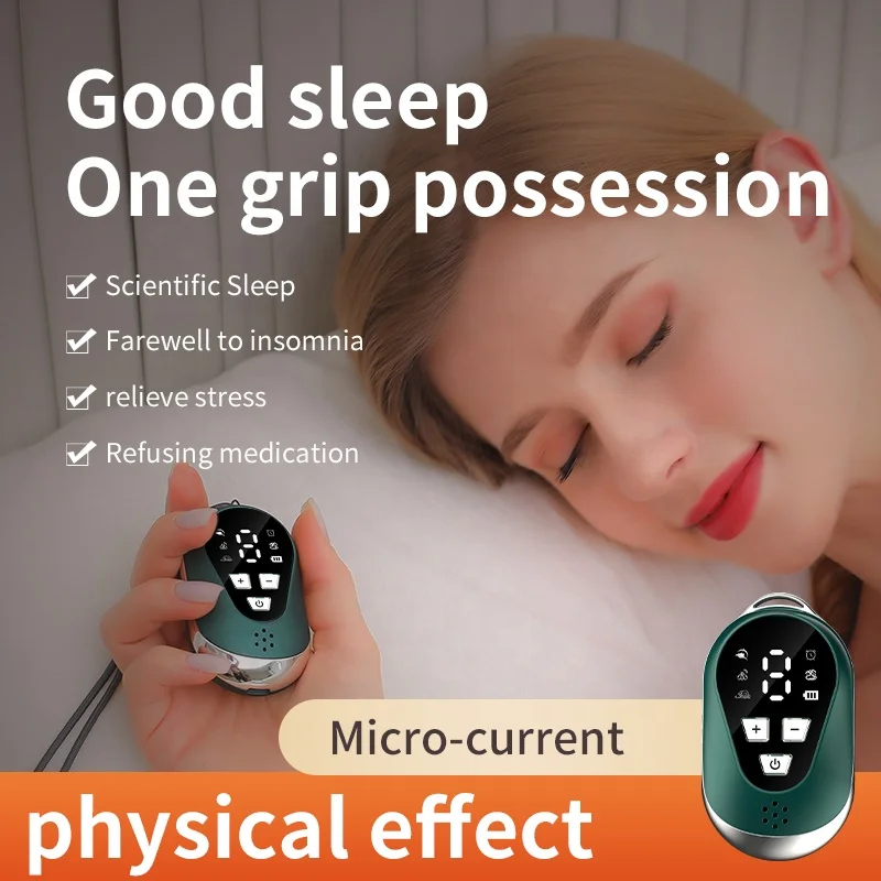 Hand held Sleep Aid Device Insomnia Anxiety Depression Relief Microcurrent Sleep Aid Healthy Improve Sleeping