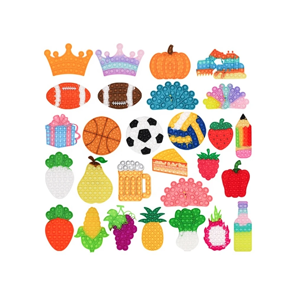 Amazon Hot Selling Sensory Fidget Toys Set Pack For Stress Relief Silicone Fidget Toy