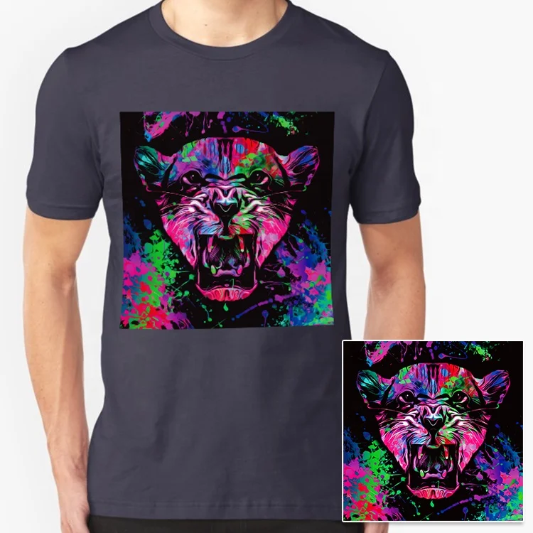 inkjet DTF Customized heat transfers Stickers labels Screen print designs iron on for T shirt fabric