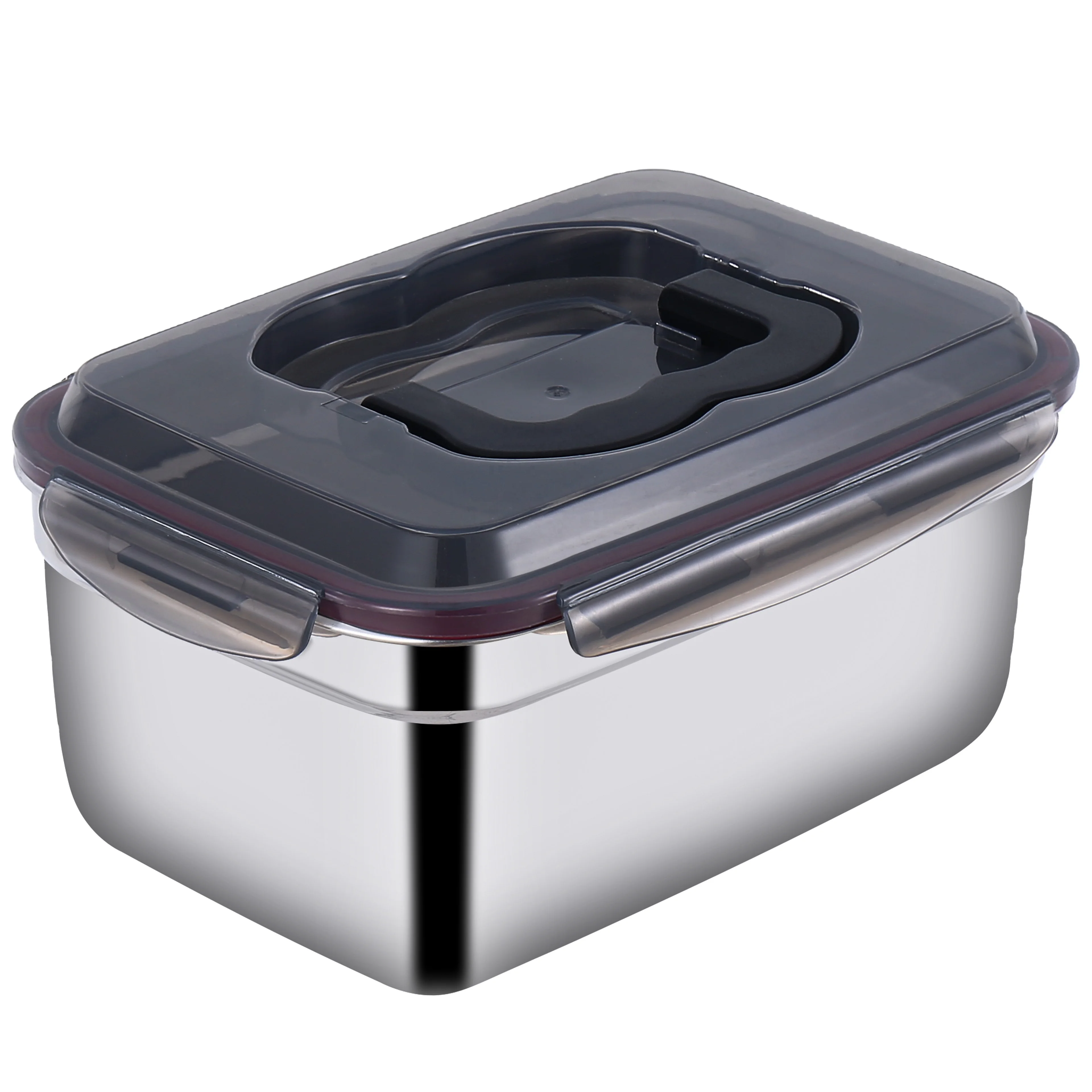 Нетоксичный, безопасный для здоровья, легко чистится и мыть в посудомоечной машине, контейнер для хранения пищи из нержавеющей стали