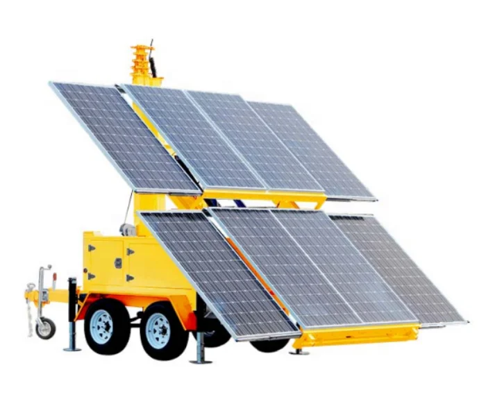 Hot 4KW new design  hydraulic solar panel  storage power house solar trailer