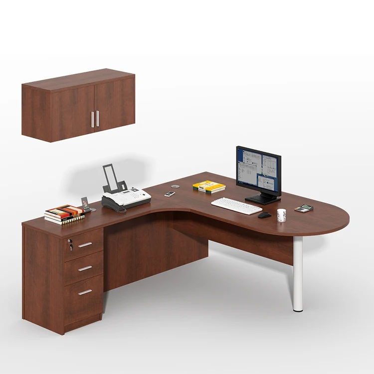 Direct Factory Price Excellent Modern White Metal Frame Office Desk Furniture Secretary Office Table