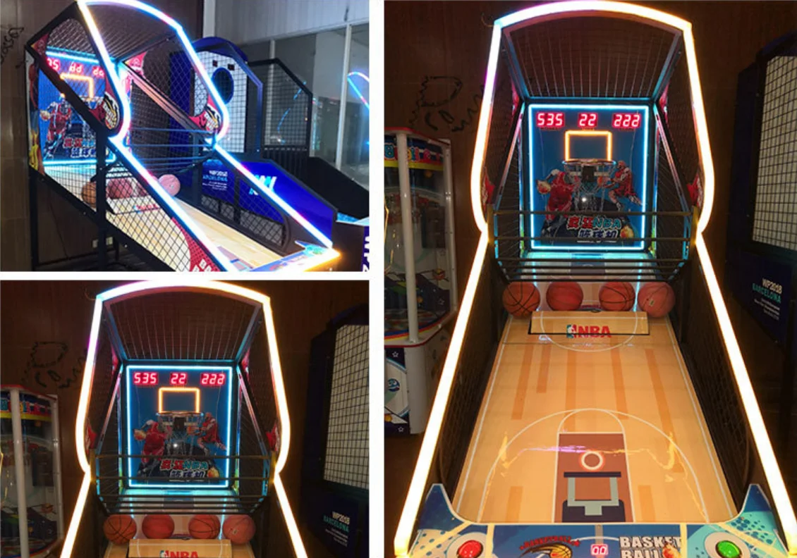 Dinibao Basketball Machine Indoor Sport Equipment Basketball Redemption Game Machine