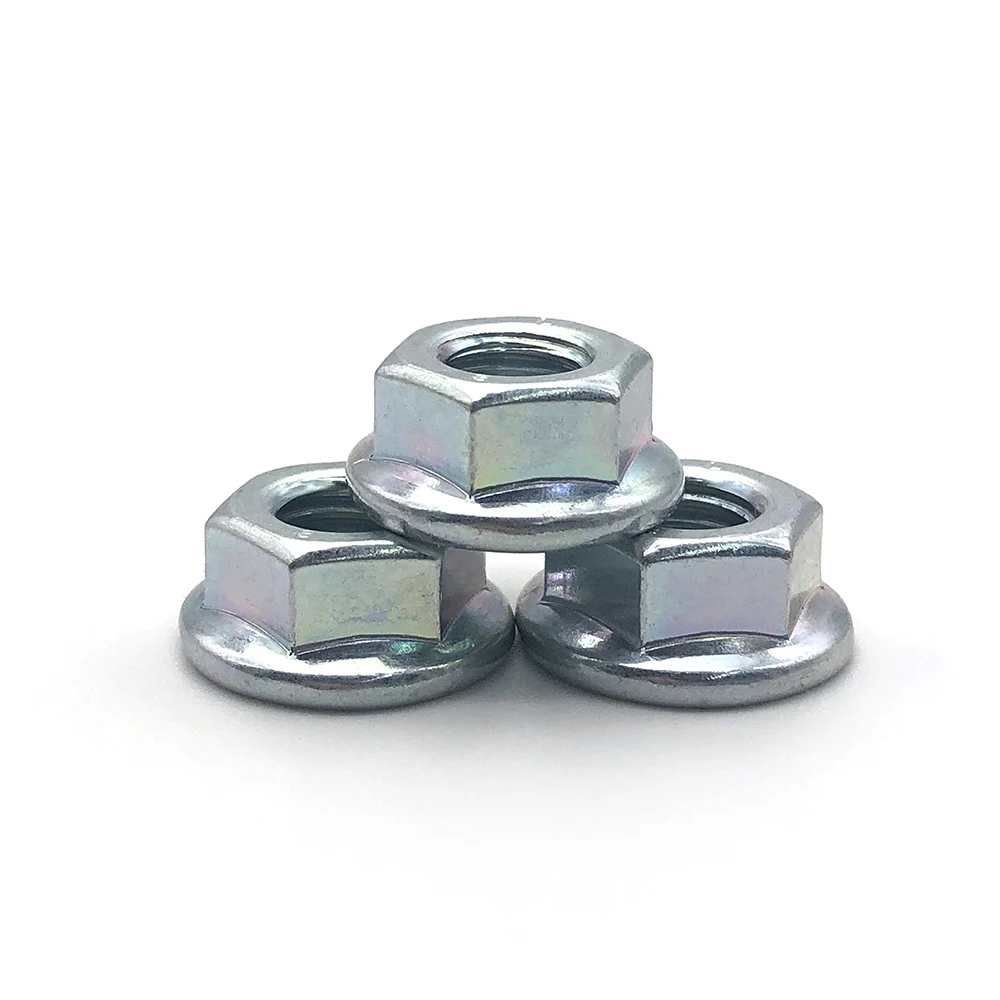 Professional Manufacturer hex flange nut m10 flanged nut flange nut price