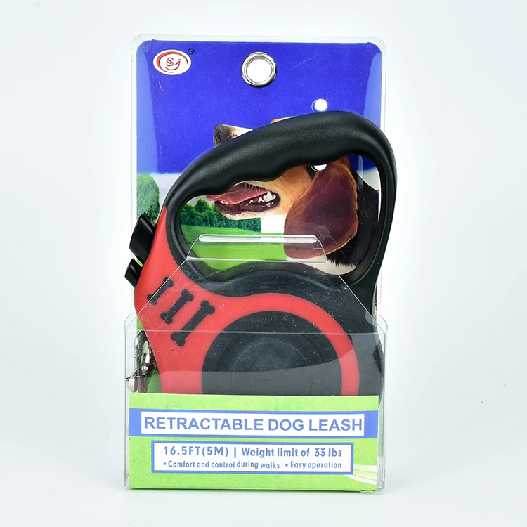 
retractable led dog leash leather dog training pet collars& leashes for dogs 