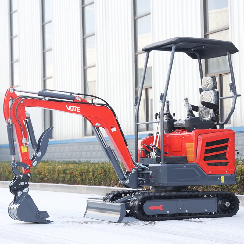Free Shipping Mini Excavator 2 Ton EPA Euro 5 Kubota Engine Crawler Digger Farm Used Chinese Machine 1 Ton Mini Excavator