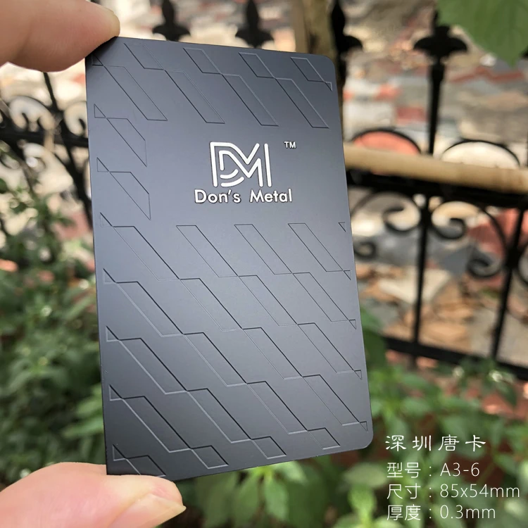 Wholesale Stock Matte Metal Cards Gold Stainless Steel Card Blank NFC RFID 4442 Chip ATM Bank Metal Card for Gift Use