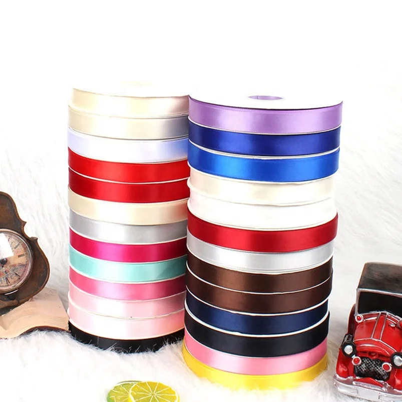 Factory China Fashion Decoration cheap ribbon custom personalized logo gift Satin Ribbon roll