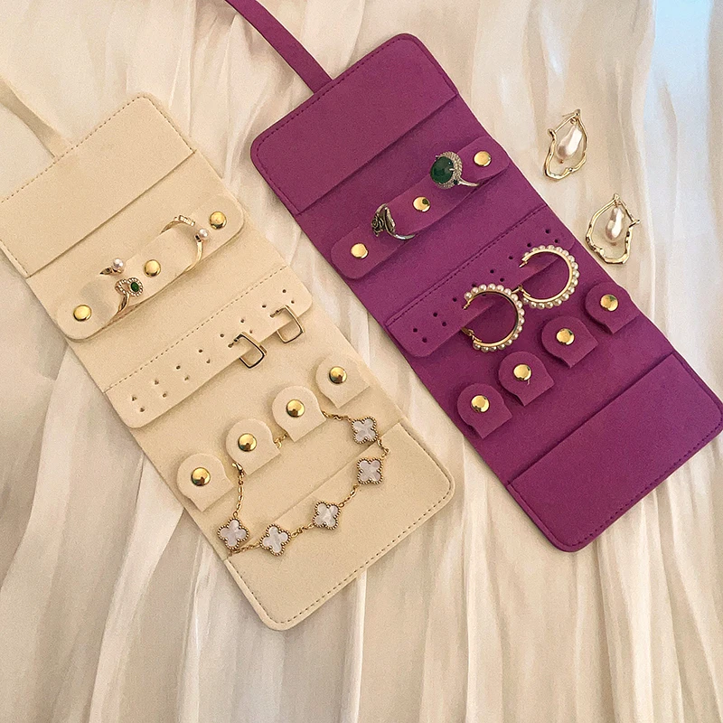 Most popular jewelry packaging Hot selling custom jewelry pouch bag for rings & pendants earing display necklace hanger