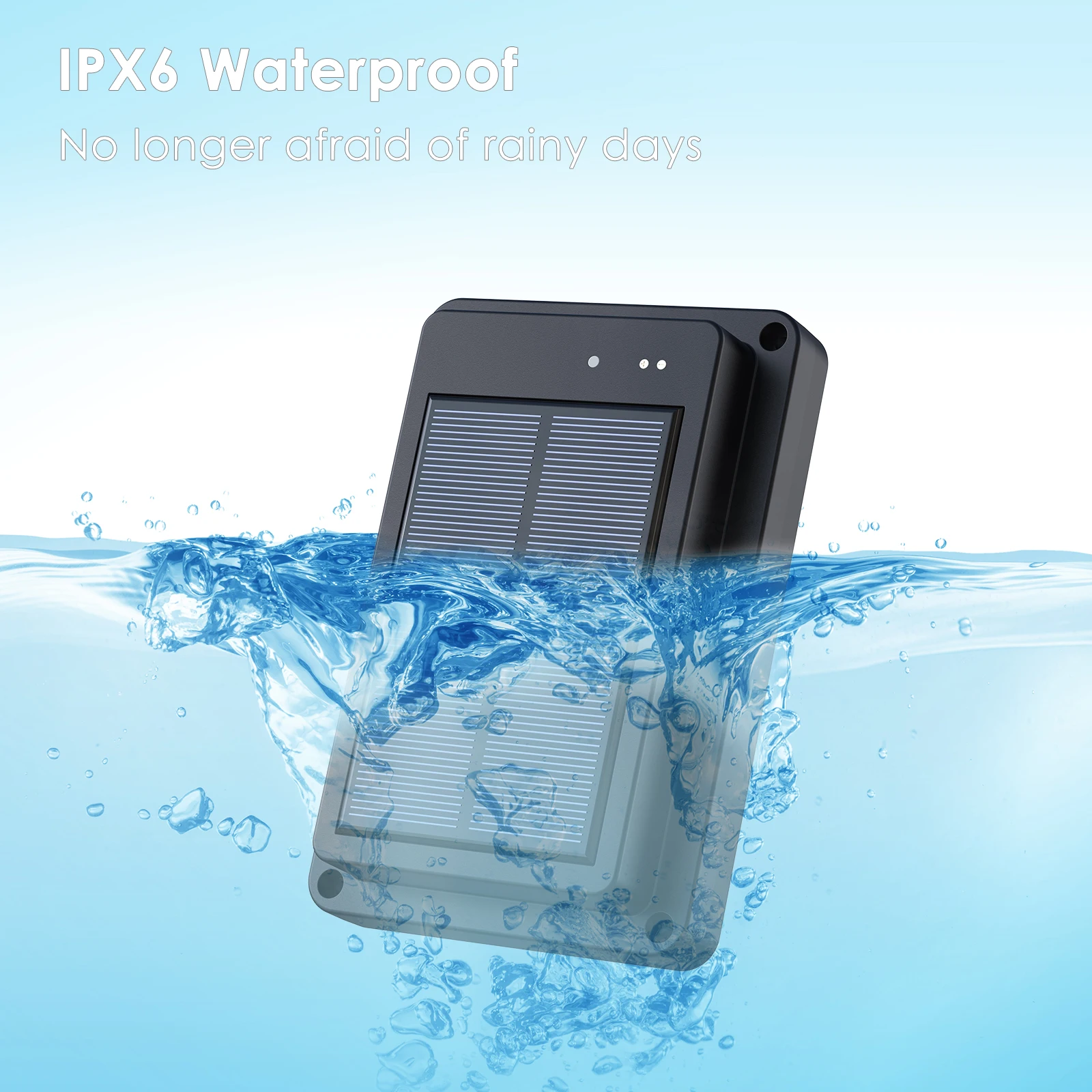 OEM Solar Power 4G GPS Tracker with GPS GLONASS IP67 Waterproof 20000mAh Global Version for Cattle and Vehicle