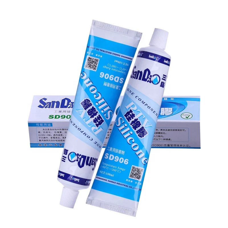 Металлический каркас, клейкие электронные компоненты, фиксированный клейкий герметик, водонепроницаемый органический силиконовый герметик RTV, силикон