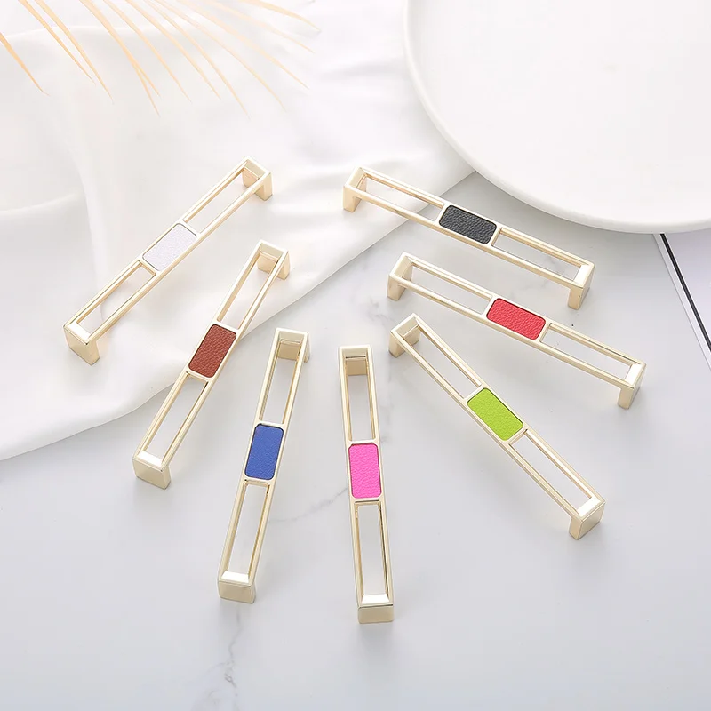 Zinc Cabinet Big Brass Knob Kitchen Door Marble Handle,Natural Marble With Solid Brass Furniture Handle