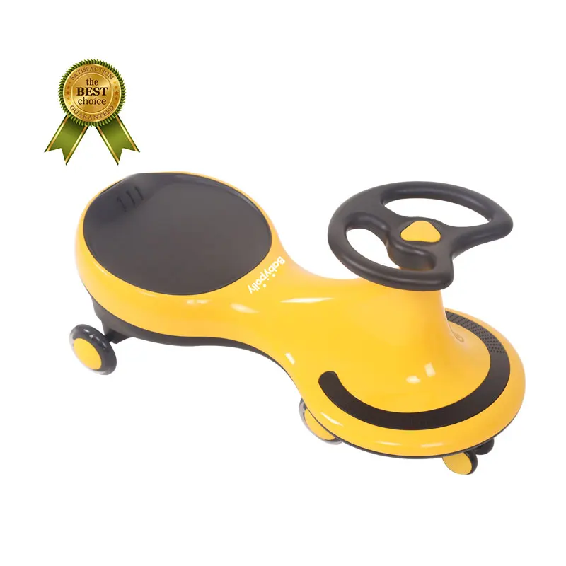 Baby Swing Car  Wheels Without Music And Flash For Kids Children Twist Car/New Design Baby Swing Car Without Music For 1-3 Years