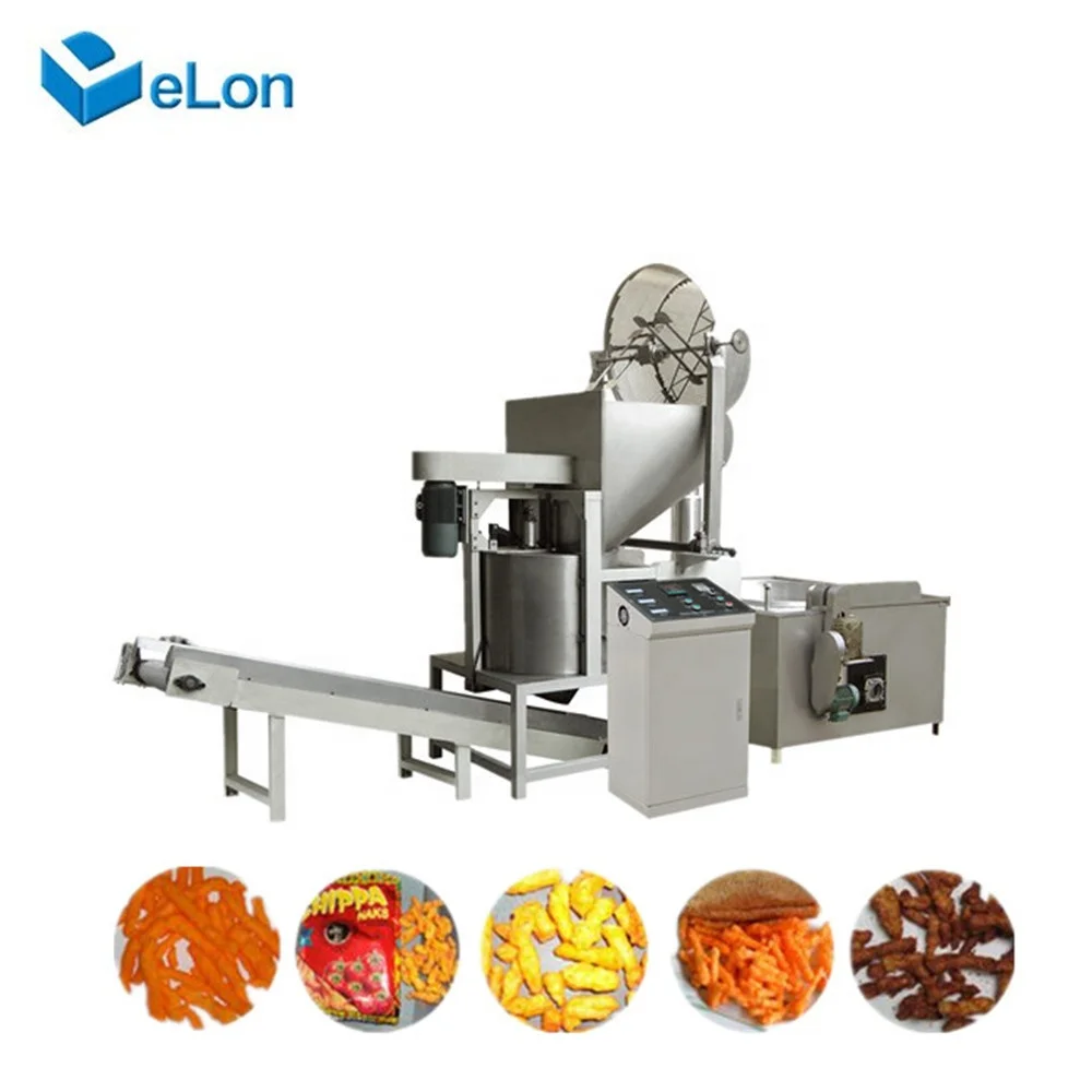 Industry Puffed Fried Corn Food Snacks Extrusion Kurkure Cheetos Making Equipment
