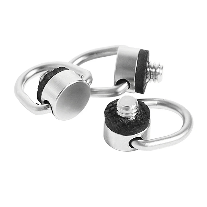 Factory Wholesale 1/4 stainless steel d ring mounting accessory camera quick release screw for DSLR camera