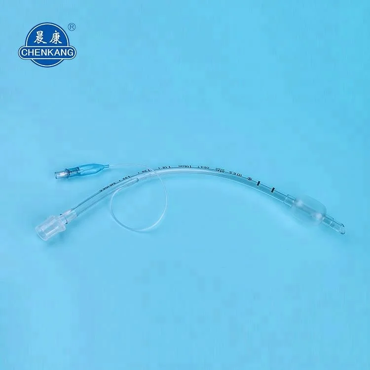 Chenkang Medical Consumables Reinforced Cuffed Oral / Nasal ET Endotracheal Tube 4.0