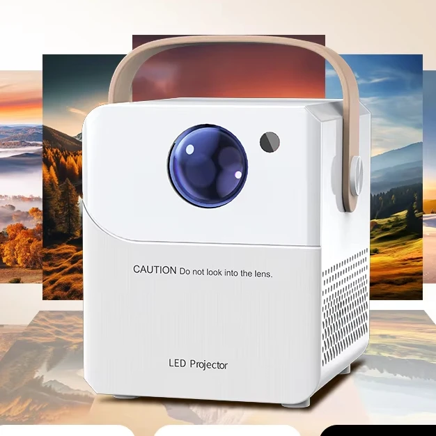 HD CY303 High performance projector 720P 180ansi Android 9.0 handheld projector