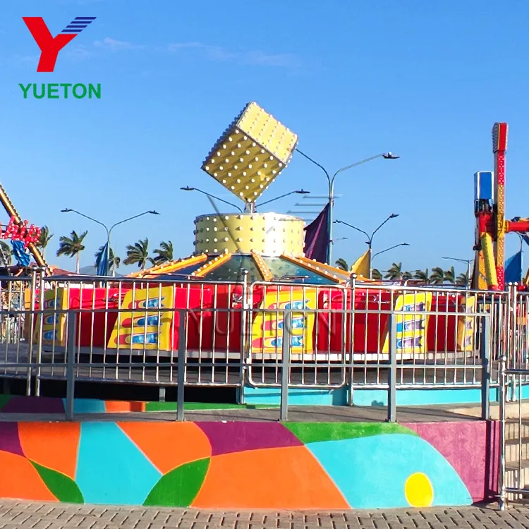 Factory Customized Fun Amusement Park Rides Hully-Gully Ballerina Rides Equipment Flying Turntable Ride For Sale