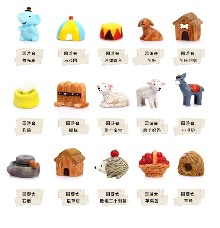 Полимерные Мультяшные корги, украшения для сада, Мини цветочный горшок