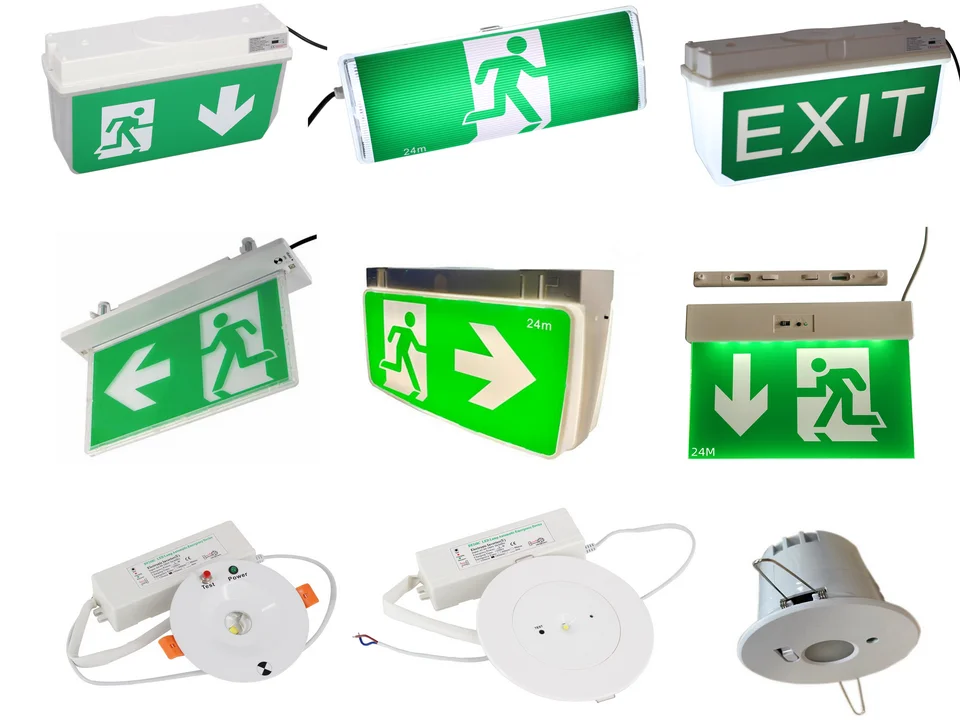 SAA emergency exit lights