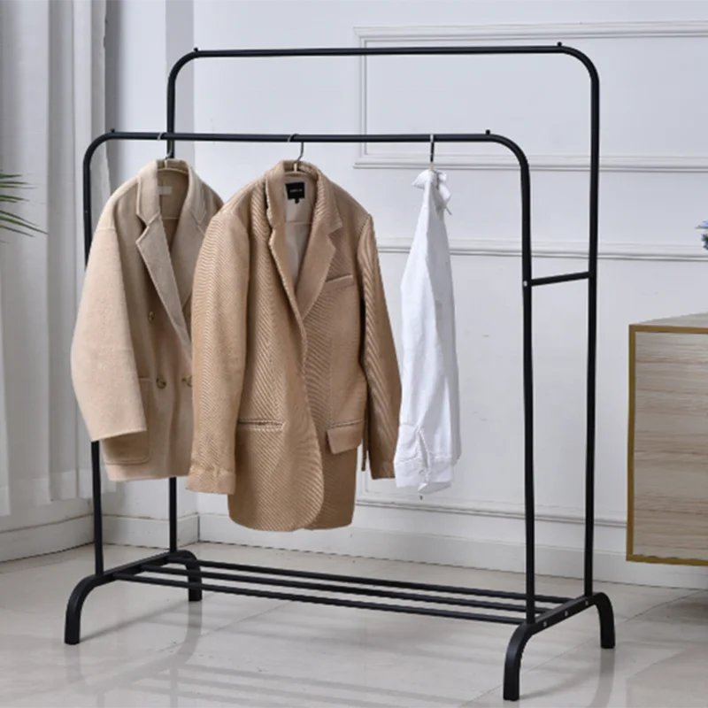 Strong Carrying Capacity Vertical Clothes Hanger Rack Standing Hangers Durable And Shoe Rack