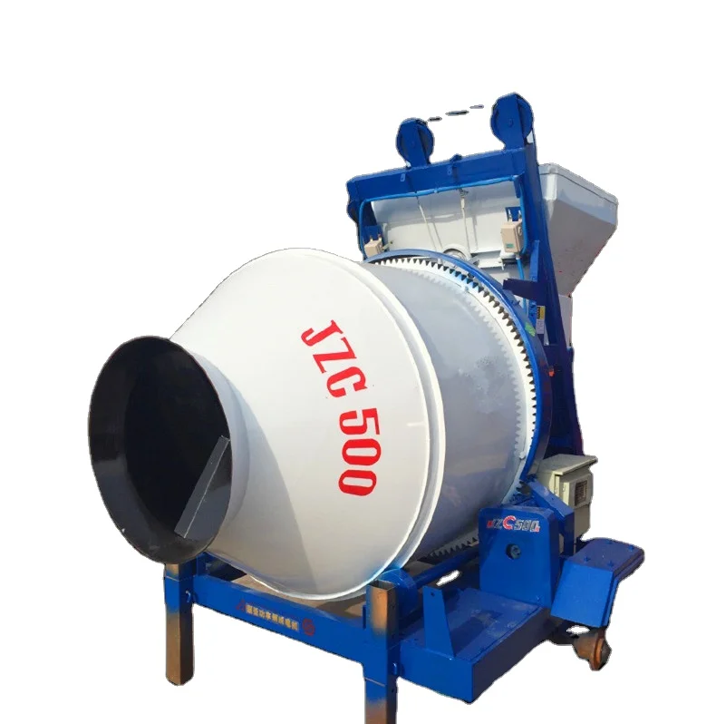 China Factory JZC500 mobile concrete mixer price mixing concrete machinery with high quality