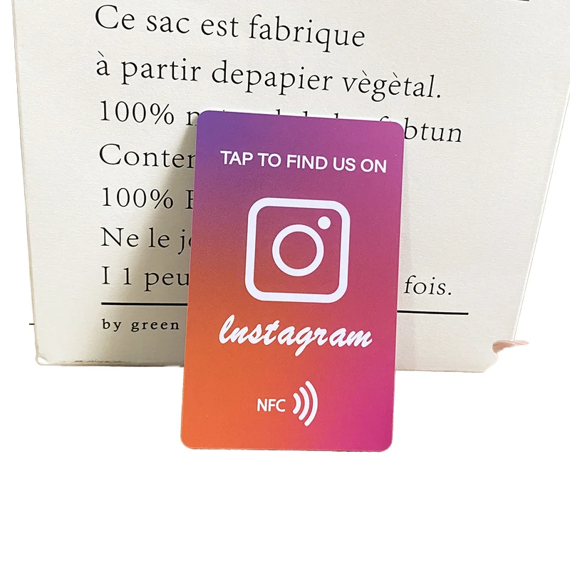 Acrylic Plates with Google Review NFC QR Code NFC Cards 13.56MHz RFID Communication Interface Mini Tag Special Features