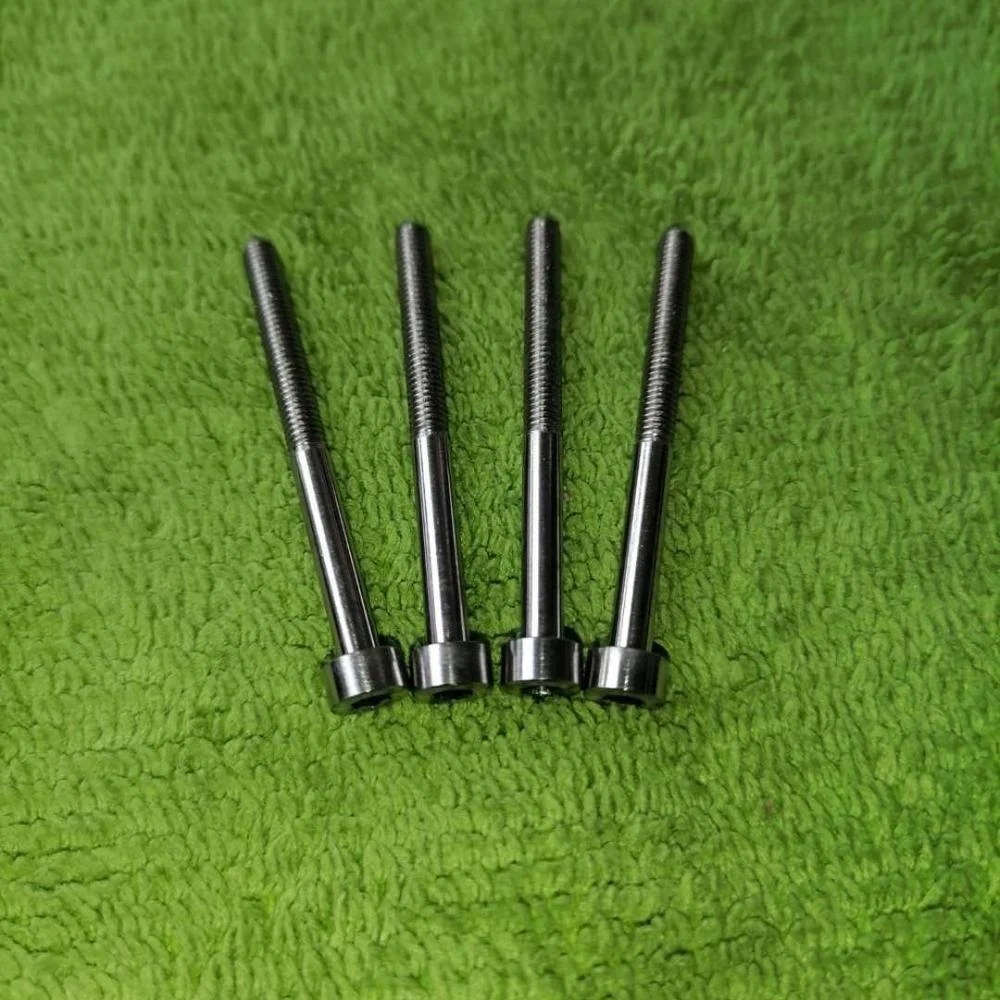 
M3x35 Grade 5 Titanium Ti6Al4V Socket Head Bolt DIN912 Ready to Ship in RAW Rolled Thread Allen Hex 