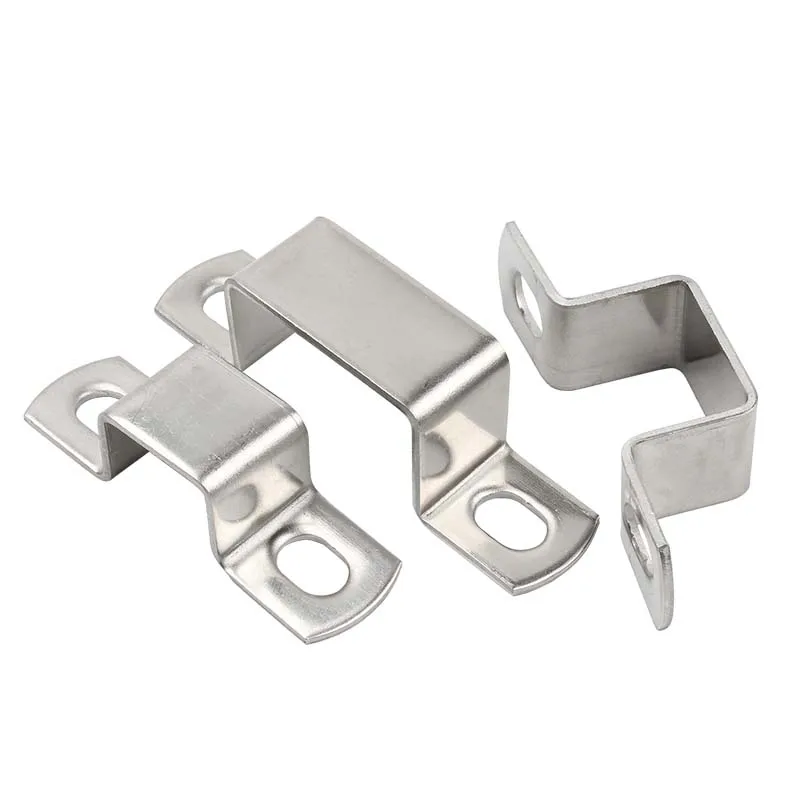 Зажим из нержавеющей стали 304 квадратный трубчатый зажим обруч u-образная пряжка квадратная карта для верховой езды