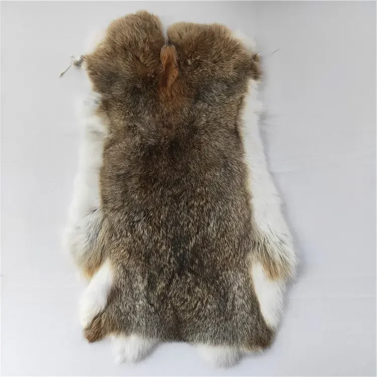Real Rabbit skin 100% authentic Rabbit Fur skin for sale can be used for home spinning rabbit skin
