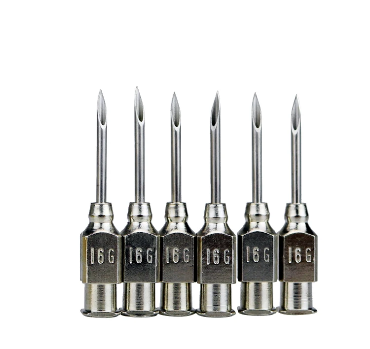 16G 17G 18G19G 20G stainless steel animal surgical vet syringe needle pet injection needle