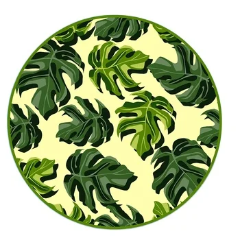 Eastsunshine 150cm Round Beach Towel with custom logo double printed Large microfiber Terry custom printed beach towels blanket