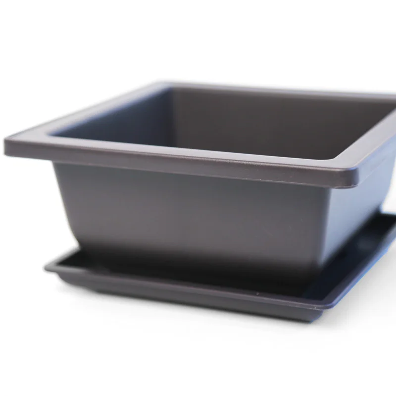 
Black Color Round Shape 10 Inch Planter Large Clay Plastic Plant Pot Indoor and Outdoor Flower Pots for Garden 