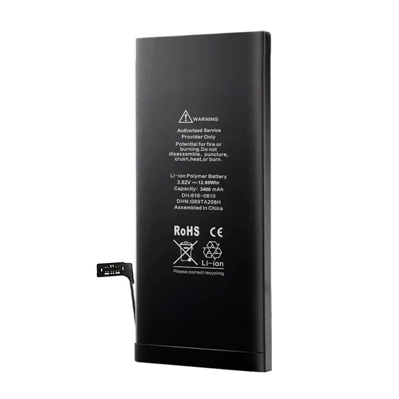 High Capacity Mobile Phone Battery for IPhone 6s plus Rechargeable Cell phone Batteries