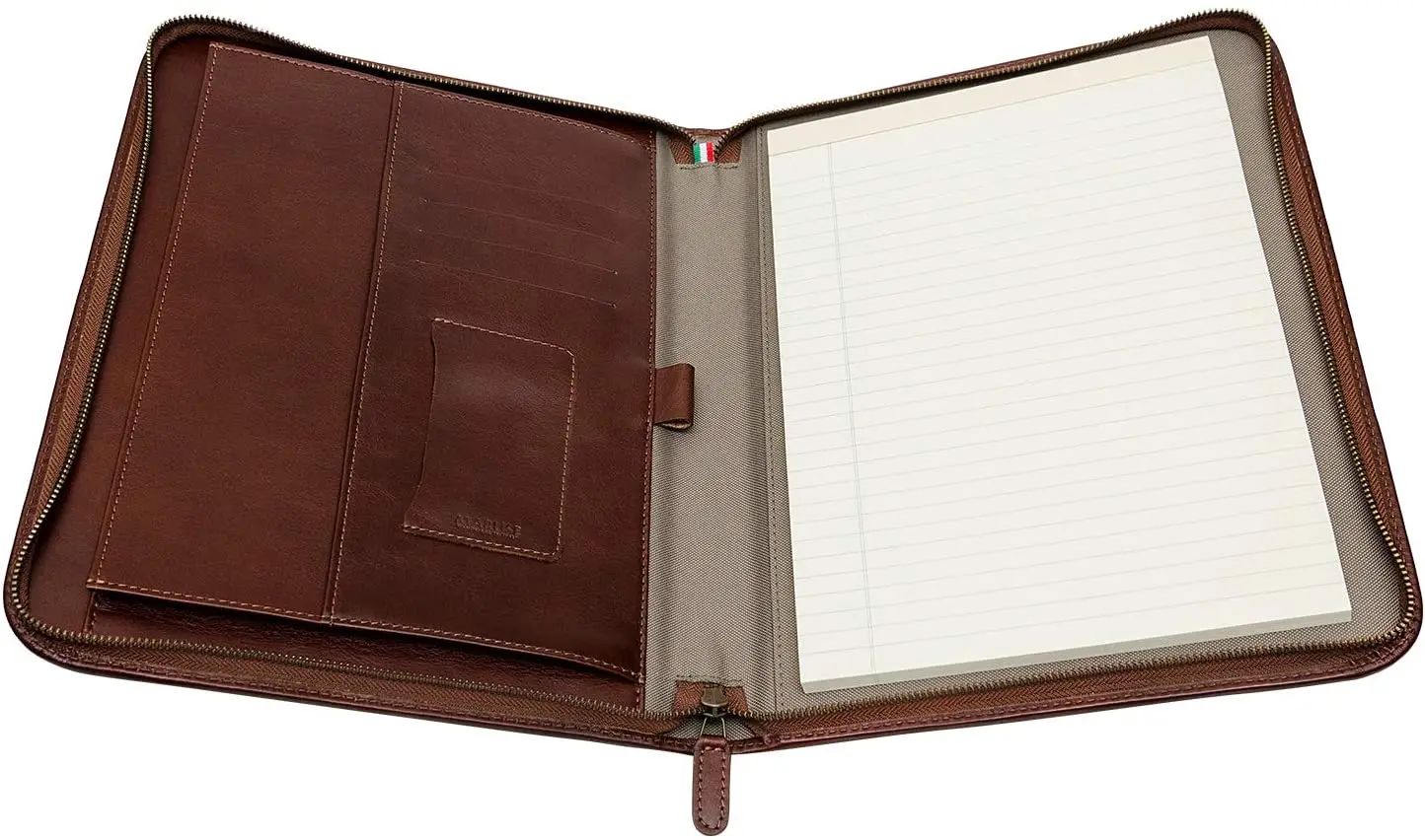 
Office Portfolio Organizer Business Padfolio A4 PU Leather Conference Folder Holder 