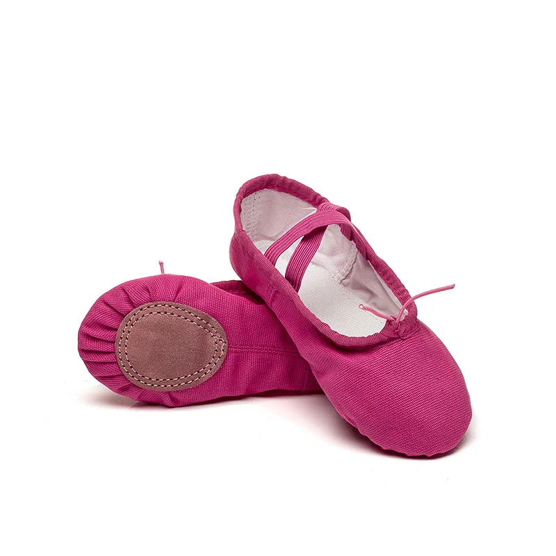 Ballet Shoes Satin Split Sole Flats for Dancing Gymnastic Yoga