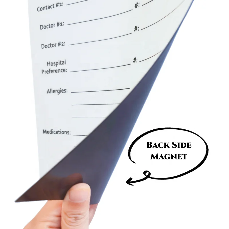 Super Quality Marketing Custom Logo Strong Car Fridge Magnet Blank Sticker