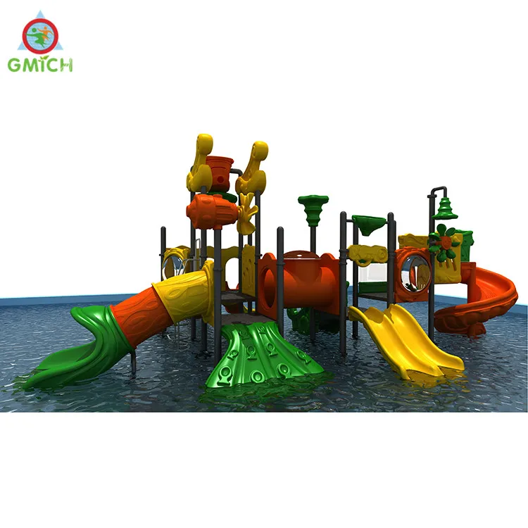 JMQ-M002 China factory mini water park water play equipment plastic water playground for sale