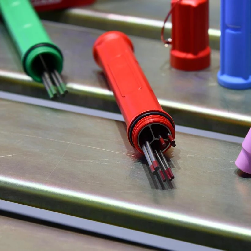 Uweld Tungsten Electrode Storage for Welding rod Canister With Magnetic Basement