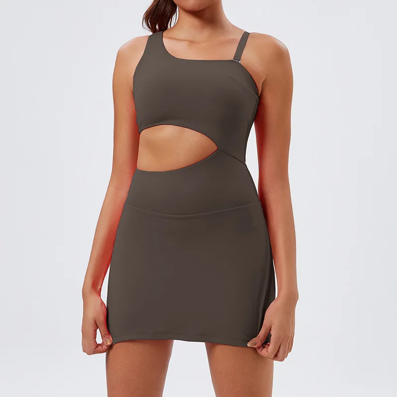 Aoyema Wholesale New  Hot Selling Sports Autumn Midi Casual Golf Tee Shirt Women Button Bodycon Polo Lapel Tight Wrap Hip Dress