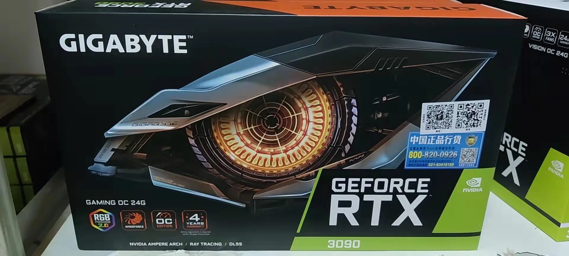 The latest product gigabyte RTX 3090 24GB graphics card