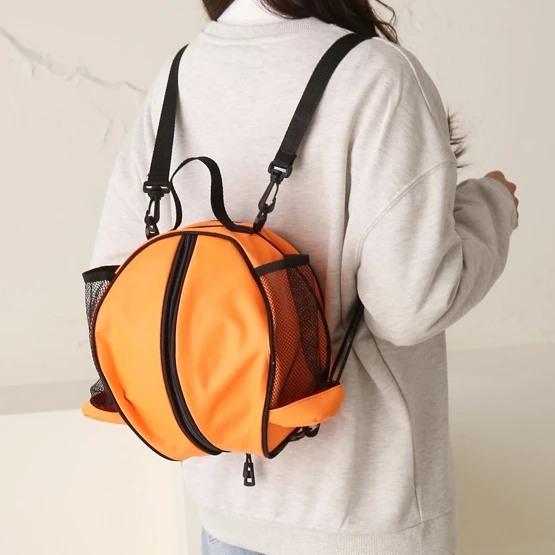 Basketball Bag Soccer Ball Small Sling Sports Ball Bag Holder Carrier Adjustable Shoulder Strap Single Ball Bag