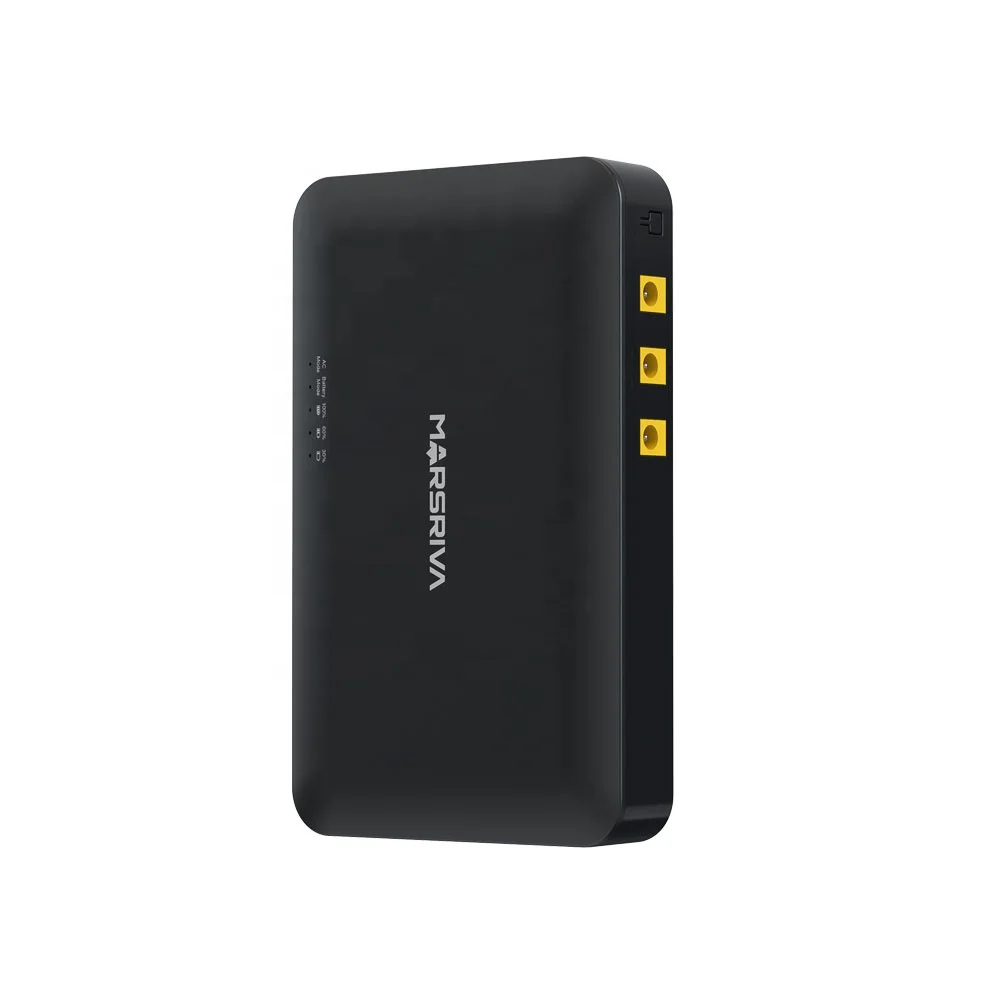 Marsriva Keep CCTV Power On 5V 9V 12V DC Rechargeable Battery Backup 16000mAh ups for CCTV